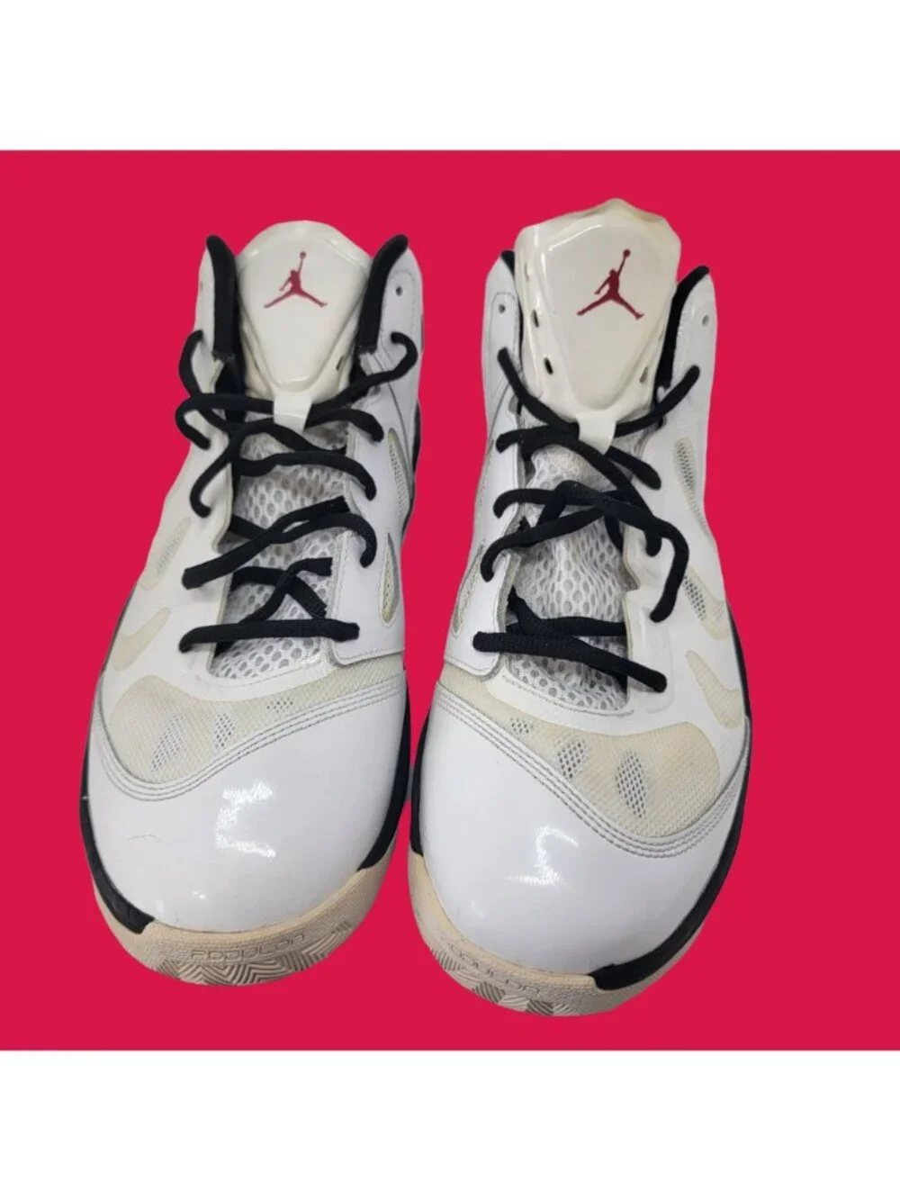 JORDAN PLAY IN THESE II, 510581-101, MENS BASKETBALL SHOES WHITE/BLACK US SZ 9